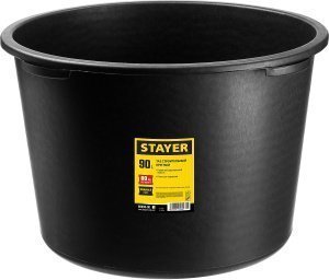 Таз строительный круглый STAYER 90л, арт.06098-90_z01 – купить в Москве