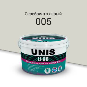 Эпоксидная затирка для швов Unis U-90 С005 Серебристо-серый 2 кг – купить в Москве