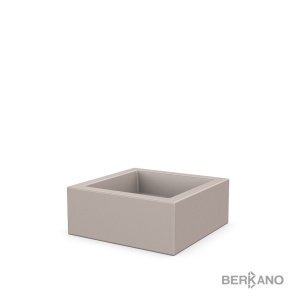Кашпо Berkano Quarter 20 DB, тип дна: двойное, размер: 50x50x20см, цвет: Cappuccino, арт.220_046_13 – купить в Москве