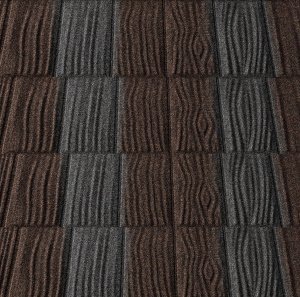 Композитная черепица гонт Metrotile iShake кофейно-серый с посыпкой 1340х430 мм – купить в Москве
