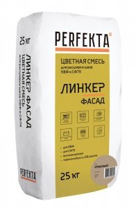 Раствор для расшивки швов НВФ и СФТК Perfekta Линкер Фасад, цвет: кремовый (мешок 25кг) – купить в Москве