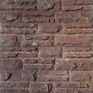 Искусственный камень плоский Eco Stone Калгари 07-31 коричневый – купить в Москве