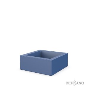 Кашпо Berkano Quarter 20 DB, тип дна: двойное, размер: 50x50x20см, цвет: Wave Blue, арт.220_046_17 – купить в Москве