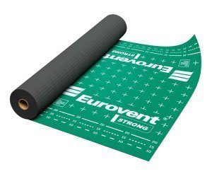 Супердиффузионная мембрана Eurovent Strong 160 г/м2 50х1,5 м зеленый/антрацит – купить в Москве