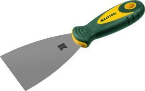 Шпательная лопатка KRAFTOOL с 2-компонентной ручкой, нержавеющее полотно, 75мм арт.10035-075 – купить в Москве