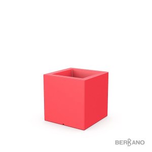 Кашпо Berkano Quarter 40 DB, тип дна: двойное, размер: 40x40x40см, цвет: Chili Red, арт.220_049_19 – купить в Москве
