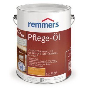 Масло премиум класса на основе льняного масла с содержанием растворителей Remmers Pflege-Öl Farblos (упаковка: 2,5л) – купить в Москве