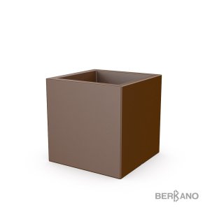 Кашпо Berkano Quarter 60 DB, тип дна: двойное, размер: 60x60x60см, цвет: Brown, арт.220_051_36 – купить в Москве