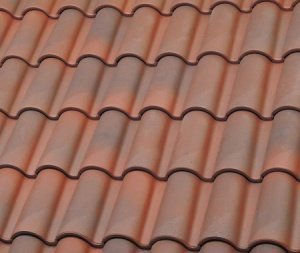 Керамическая черепица рядовая La Escandella Large Mixed Jaspee Red Engobe 470х286 мм – купить в Москве