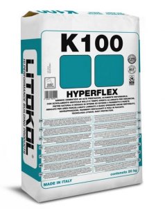 Клей цементный Литокол Hyperflex K100 серый 20кг – купить в Москве