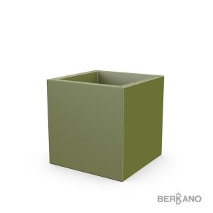 Кашпо Berkano Quarter 60 DB, тип дна: двойное, размер: 60x60x60см, цвет: Olive Green, арт.220_051_23 – купить в Москве