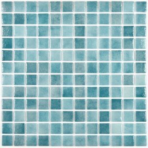 Стеклянная мозаика Caramelle Mosaic Aqua Bona бирюзовый глянцевая 315х315х4 мм мозаика 32514 – купить в Москве