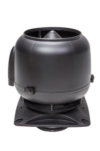 Вентиляционный выход Vilpe с колпаком 125S 250X250 черный RR33/RAL9005 – купить в Москве