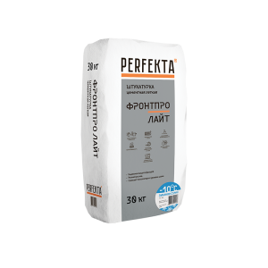 Штукатурка Perfekta Фронтпро Лайт Зимняя Серия, цвет: серый (мешок 30кг) – купить в Москве