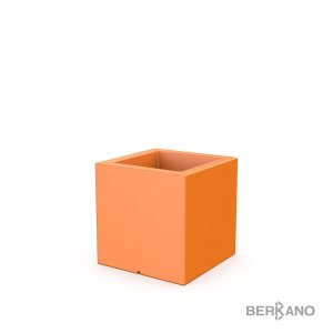 Кашпо Berkano Quarter 40 DB, тип дна: двойное, размер: 40x40x40см, цвет: Orange, арт.220_049_18 – купить в Москве