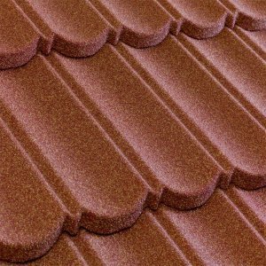 Композитная черепица гонт Metrotile MetroBond терракотовый с посыпкой 1330х410 мм – купить в Москве