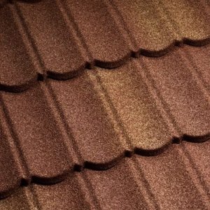 Композитная черепица гонт Metrotile MetroBond цедар-браун с посыпкой 1330х410 мм – купить в Москве