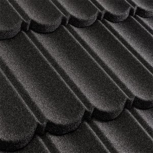 Композитная черепица гонт Metrotile MetroBond черный с посыпкой 1330х410 мм – купить в Москве