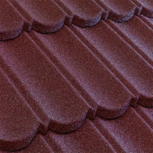 Композитная черепица гонт Metrotile MetroBond бордо с посыпкой 1330х410 мм – купить в Москве