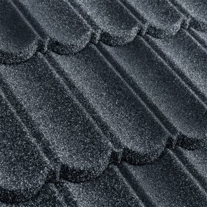 Композитная черепица гонт Metrotile MetroBond сланцево-серый с посыпкой 1330х410 мм – купить в Москве