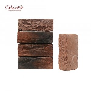 Кирпич облицовочный ручной формовки М400 White Hills 1 NF К305-70 рифленая – купить в Москве