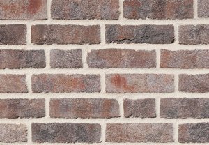 Кирпич клинкерный полнотелый лицевой М200 NF 240х115х71мм Roben Wasserstrich, цвет: bunt-grau (пестро-серый), пов-ть: Ручная формовка – купить в Москве