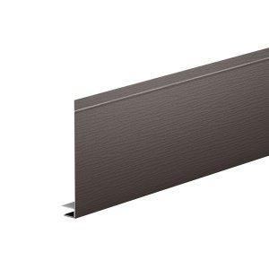 Металлический сайдинг AQUASYSTEM, J-фаска 150, стальная, покрытие: PURAL MATT, цвет: RR32 МАТТ-темно-коричневый матовый, размер: 2,0*0,15м – купить в Москве
