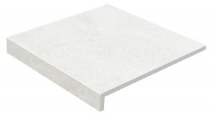 Клинкерная плитка Gres de Aragon Urban цвет: Blanco, поверхность: antislip размер: 300х330х14мм, ступень фронтальная 36408 – купить в Москве
