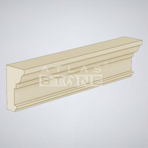 Декоративное изделие из бетона Atlas Stone (Атлас Стоун) цвет: 171, размер: 500х265х150мм, междуэтажный карниз К-2 – купить в Москве