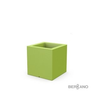 Кашпо Berkano Quarter 40 DB, тип дна: двойное, размер: 40x40x40см, цвет: Spring Green, арт.220_049_16 – купить в Москве