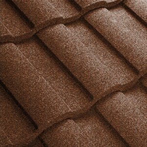 Композитная черепица гонт Metrotile MetroRoman бургундия с посыпкой 1280х410 мм – купить в Москве
