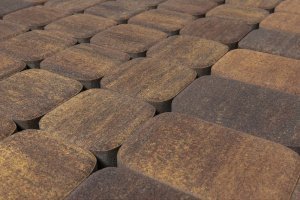 Тротуарная плитка Braer Premium Классико Дуо мальва частичный прокрас 172/115х115х40 мм – купить в Москве
