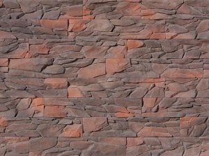 Искусственный камень плоский Atlas Stone Угольный пласт 044 красный – купить в Москве