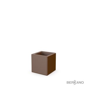 Кашпо Berkano Quarter 25 DB, тип дна: двойное, размер: 25x25x25см, цвет: Brown, арт.220_047_36 – купить в Москве