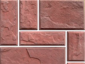 Искусственный камень плоский Betolit Прусский 5468 красный – купить в Москве