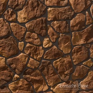 Искусственный камень плоский Leonardo Stone Бергамо 345 коричневый – купить в Москве