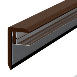 Композитный уголок F-профиль Legro 70х40х2500 мм Walnut – купить в Москве