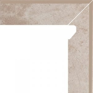 Клинкерная плитка Paradyz Viano цвет: Beige, поверхность: Структурная размер:  81х300х11мм цоколь правый – купить в Москве