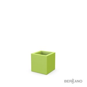 Кашпо Berkano Quarter 25 DB, тип дна: двойное, размер: 25x25x25см, цвет: Spring Green, арт.220_047_16 – купить в Москве