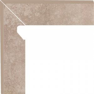 Клинкерная плитка Paradyz Viano цвет: Beige, поверхность: Структурная размер:  81х300х11мм цоколь левый – купить в Москве