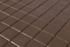 Брусчатка Braer Standart Лувр коричневый частичный прокрас 100х100х60 мм – купить в Москве