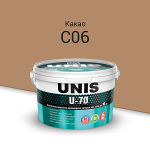 Затирка для швов Unis U-70 С06 Какао 1 кг – купить в Москве