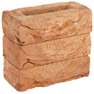 Кирпич ручной формовки ТАНДЕМ Клементьево М125 0,5 WDF 215x50x65мм рельефный коричневый – купить в Москве