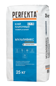 Клей плиточный универсальный Perfekta Мультификс C1 TE Зимняя серия серый 25 кг 0794 – купить в Москве