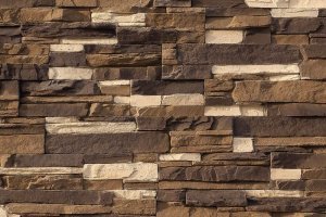 Искусственный камень плоский Eco Stone Вислер 01-30 коричневый – купить в Москве