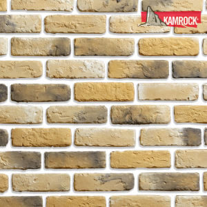 Искусственный камень ложковый Kamrock Античный кирпич 32350 бежевый – купить в Москве