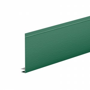 Металлический сайдинг AQUASYSTEM, J-фаска 250, стальная, покрытие: PURAL, цвет: RAL6005-зеленый мох, размер: 2,0*0,25м – купить в Москве
