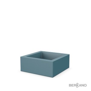 Кашпо Berkano Quarter 20 DB, тип дна: двойное, размер: 50x50x20см, цвет: Blue Pine, арт.220_046_20 – купить в Москве