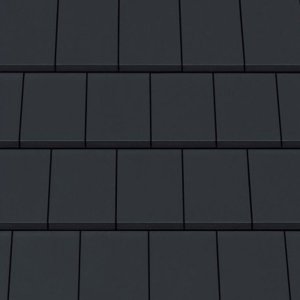 Керамическая черепица рядовая Creaton Domino nuance schwarz  ангоб 436х257 мм – купить в Москве