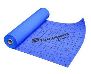 Супердиффузионная мембрана Eurovent Syntex 170 г/м2 50х1,1 м синий/синий – купить в Москве